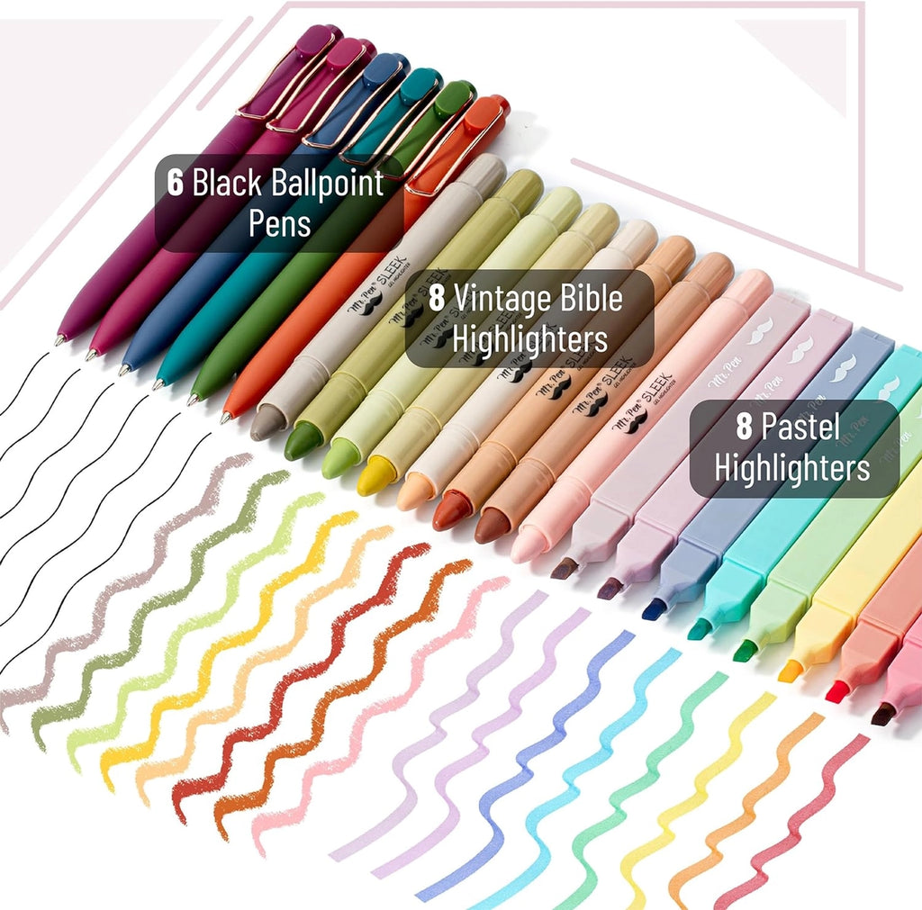 Bible Journaling Essentials Kit — 24-Piece Set